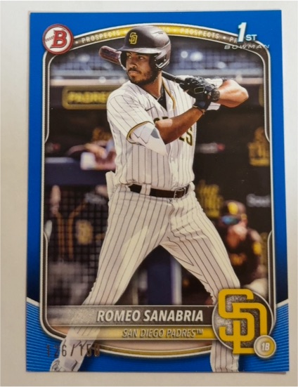 2025 Bowman #BP-3 Romeo Sanabria — front