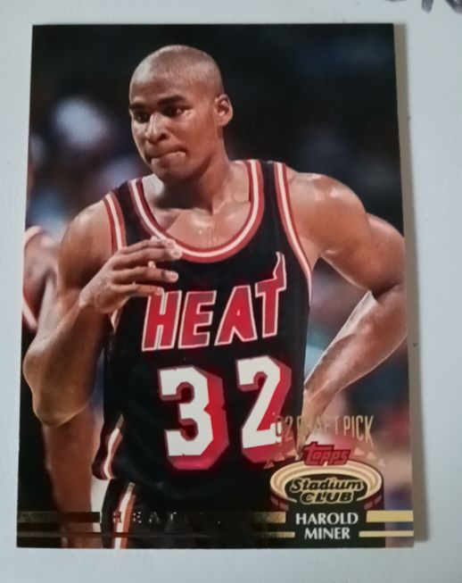 1992-93 Topps Stadium Club #317 Harold Miner — front