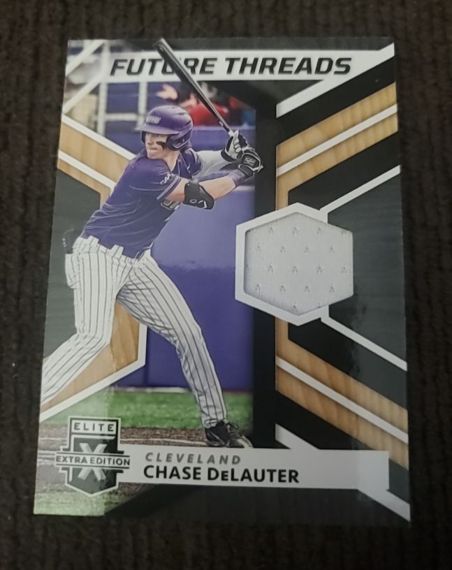 2022 Panini Elite Extra Edition #FT-CD Chase DeLauter — front