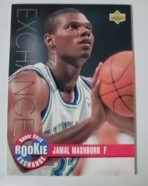 1993-94 Upper Deck Rookie Exchange #RE4 Jamal Mashburn — front