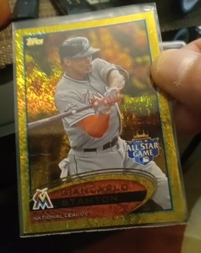 2012 Topps Update #US129 Giancarlo Stanton — front