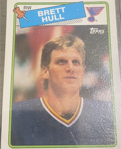 1988-89 Topps #66 Brett Hull Rookie — front