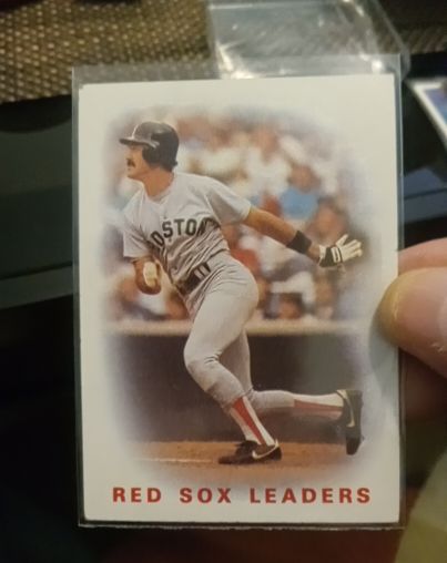1986 Topps #396 Dwight Evans Boston Red Sox Leaders — front
