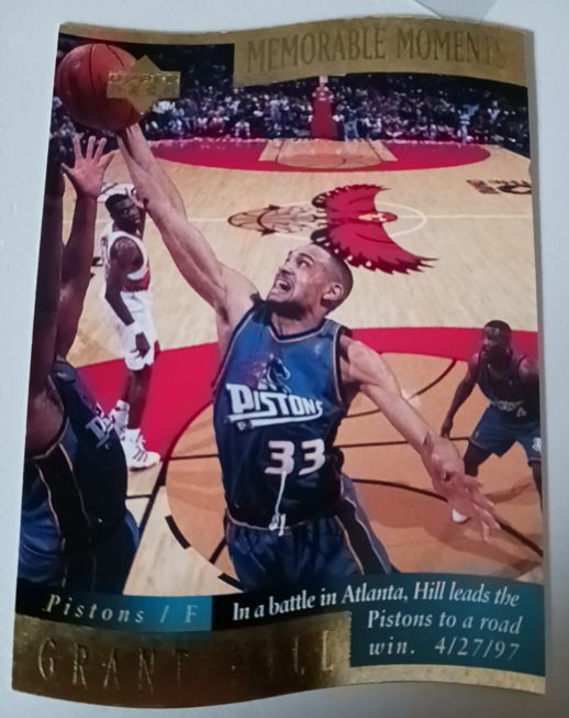 1997-98 Upper Deck Collector's Choice Memorable Moments #2 Grant Hill — front