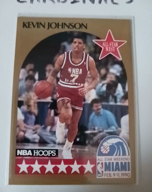 1990 NBA Hoops #19 Kevin Johnson — front