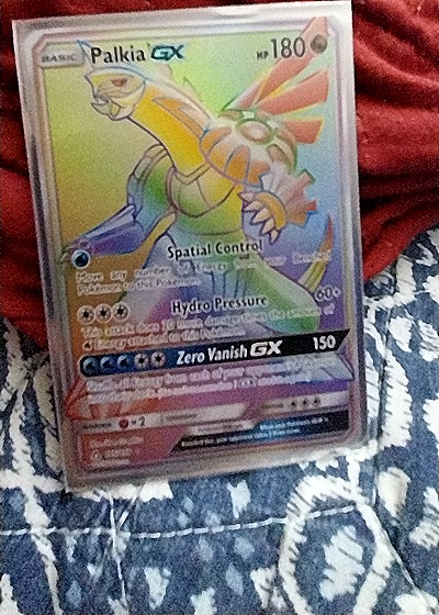 2017 Pokemon SM Unified Minds #61 Palkia GX — front