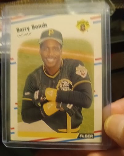 1988 Fleer #322 Barry Bonds — front