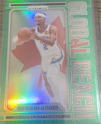 2024-25 Panini Prizm #6 Shai Gilgeous-Alexander Global Reach — front