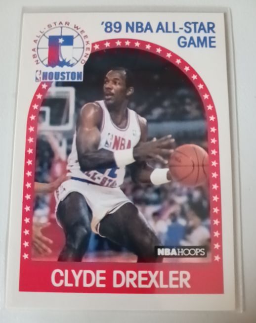 1989 Hoops #69 Clyde Drexler All-Star — front