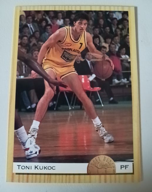 1993 Classic Draft Picks #10 Toni Kukoc — front