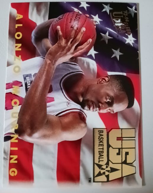 1993-94 Fleer Ultra #367 Alonzo Mourning — front