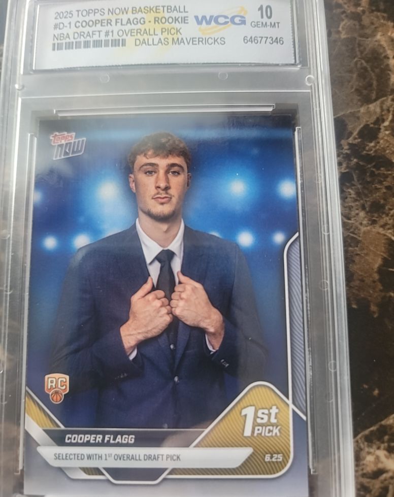 2025 Topps Now Basketball #D1 Cooper Flagg — front