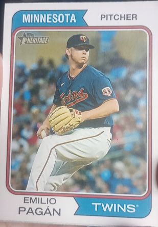 2023 Topps Heritage #251 Emilio Pagán — front