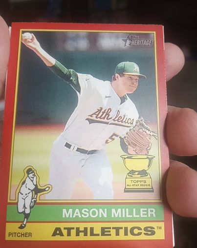2025 Topps Heritage #405 Mason Miller — front
