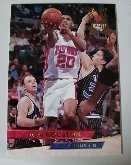 1993-94 Fleer Ultra #243 Allan Houston — front