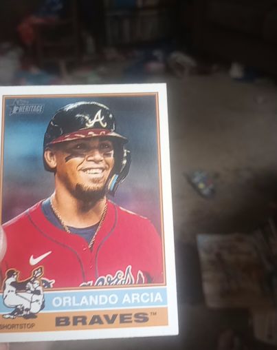 2025 Topps Heritage #117 Orlando Arcia — front