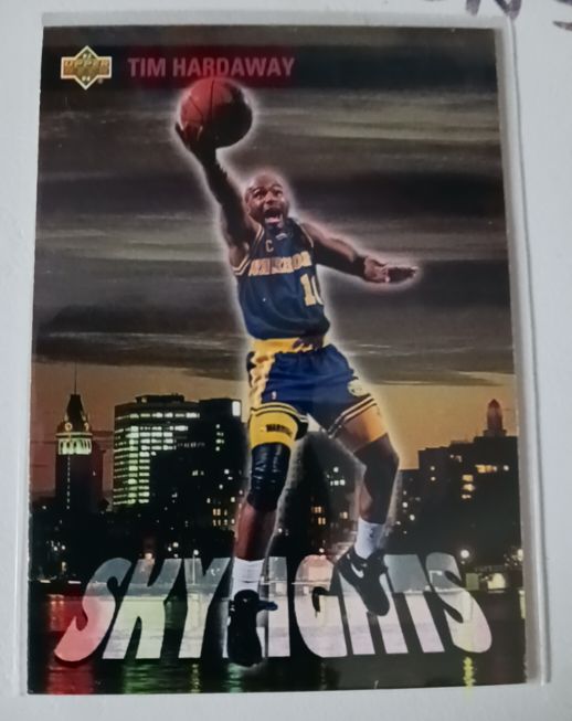 1993-94 Upper Deck Skylights #470 Tim Hardaway — front