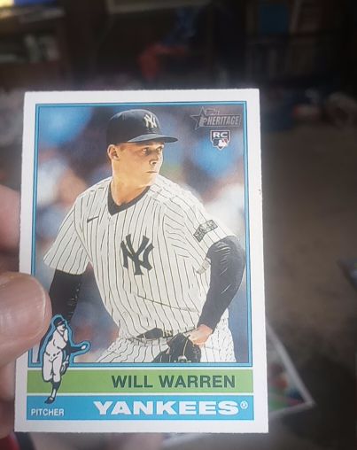 2025 Topps Heritage #281 Will Warren — front