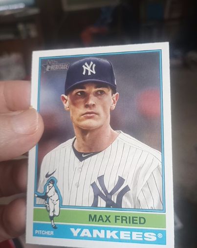2025 Topps Heritage #244 Max Fried — front