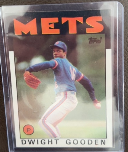 1986 Topps #250 Dwight Gooden — front