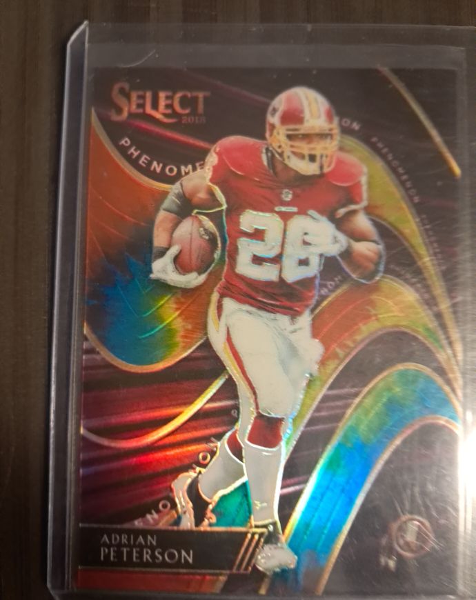 2018 Panini Select Phenomenon Adrian Peterson — front