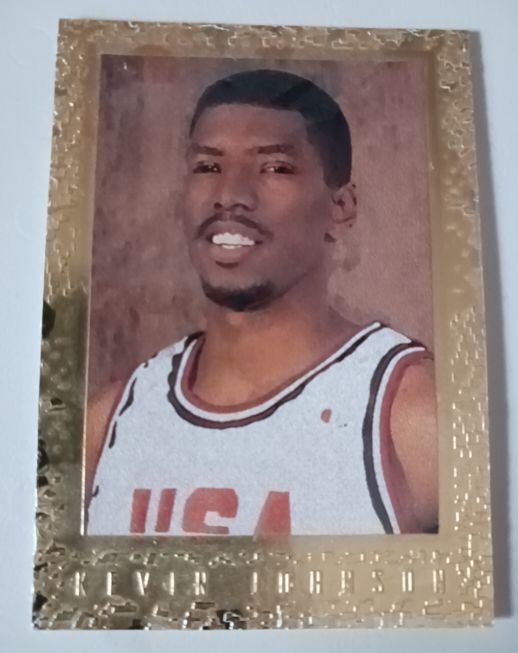 1994 SkyBox USA Basketball Portraits #PT14 Kevin Johnson — front