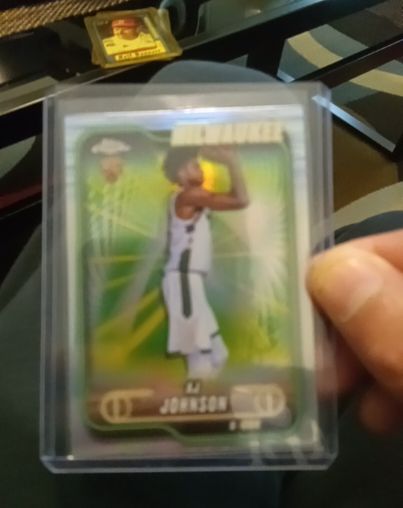 2024-25 Topps Chrome #145 AJ Johnson — front
