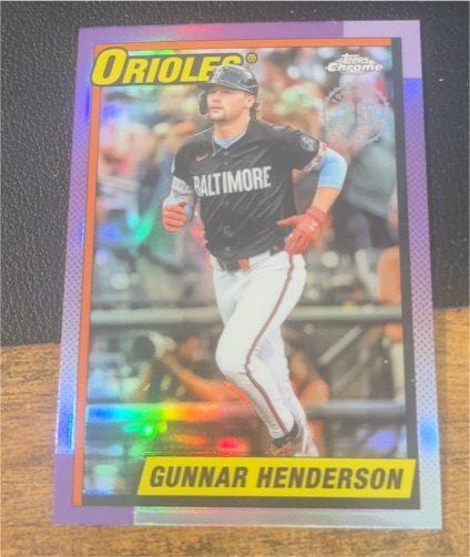 2025 Topps Chrome 1990 #90CB-3 Gunnar Henderson — front