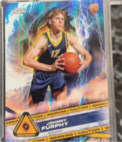 2024-25 Topps Chrome Basketball #A-9 Johnny Furphy — front
