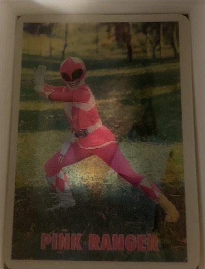 1994 Saban Mighty Morphin Power Rangers #36 Pink Ranger — front