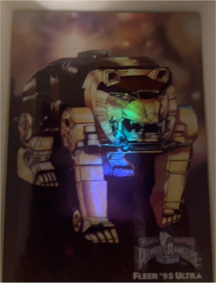 1995 Fleer Ultra Power Ranger Limited Holofoil Bear Ninja Zord #2 — front
