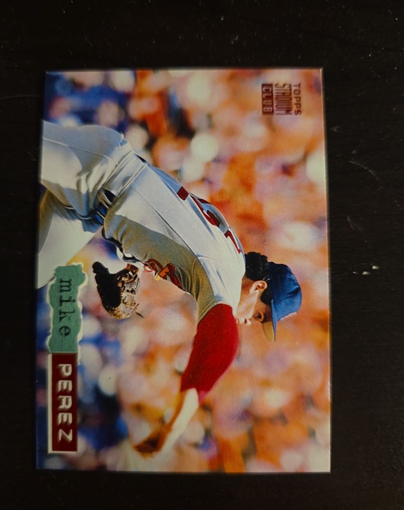 1994 Topps Stadium Club #175 Mike Perez — front