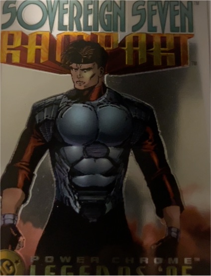 1995 Skybox DC Power Chrome Legends #143 Rampart — front