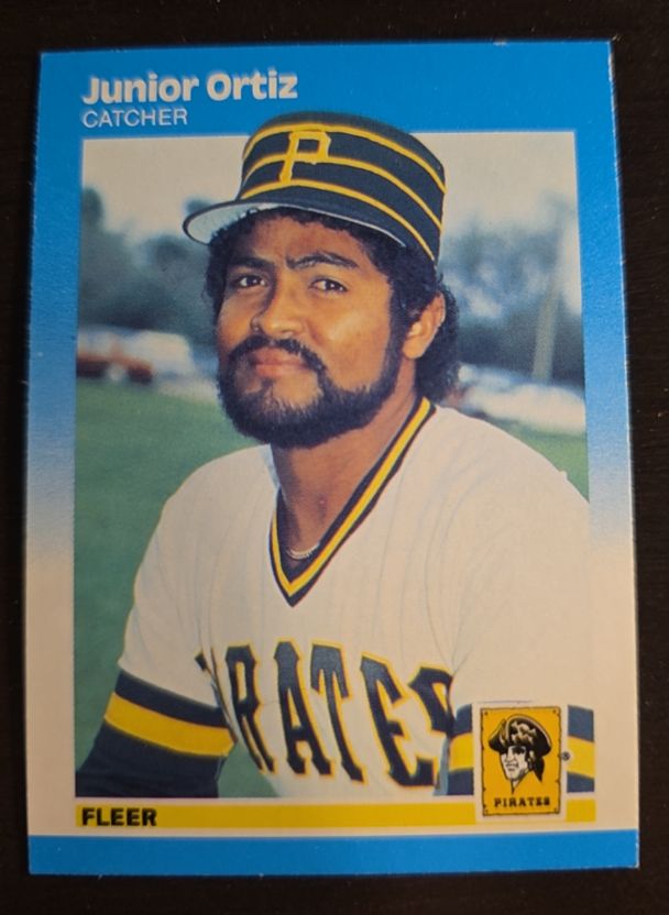 1987 Fleer #616 Junior Ortiz — front