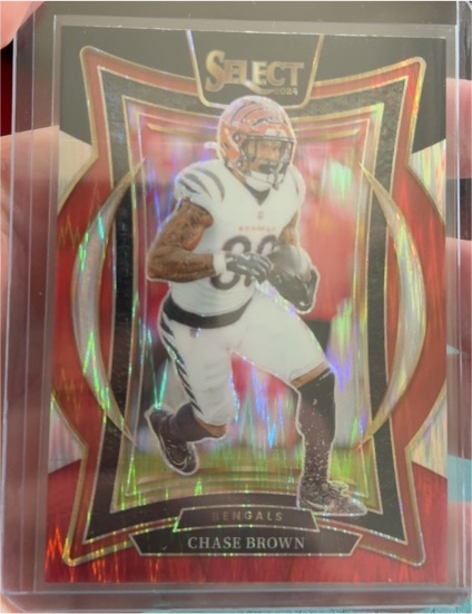 2024 Panini Select #18 Chase Brown — front
