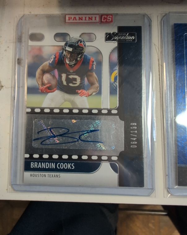 2021 Panini Chronicles Signature Series #SS-BRC Brandin Cooks — front