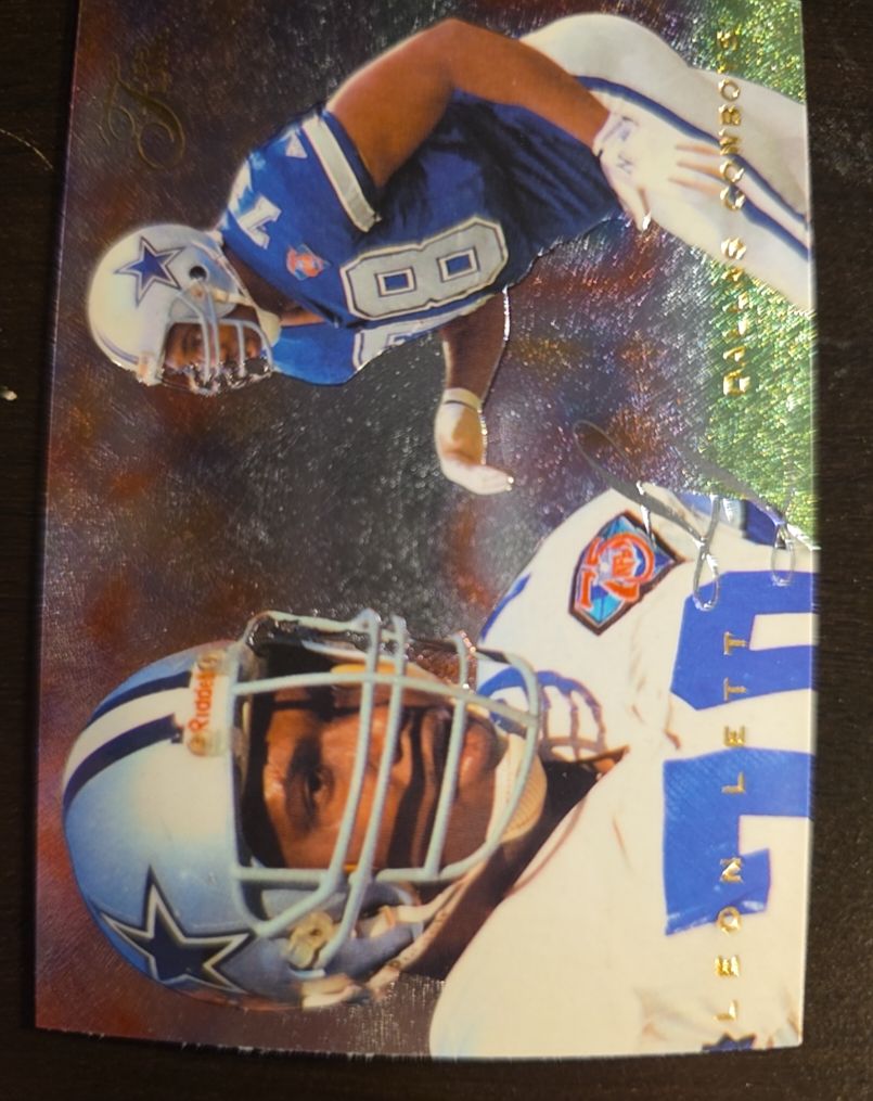 1995 Flair #55 Leon Lett Dallas Cowboys — front