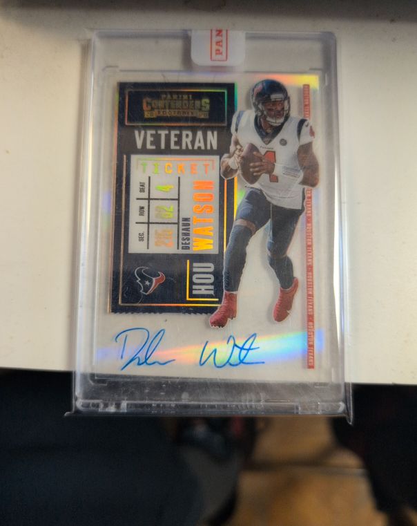 2020 Panini Contenders Veteran Ticket Deshaun Watson — front