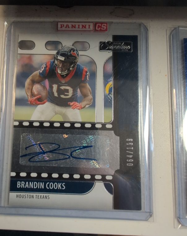 2021 Panini Chronicles Signature Series #SS-BC Brandin Cooks — front