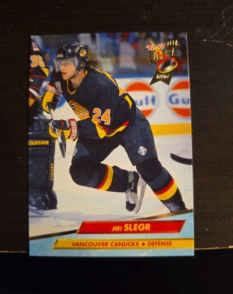 1992-93 Fleer Ultra #430 Jiri Slegr — front