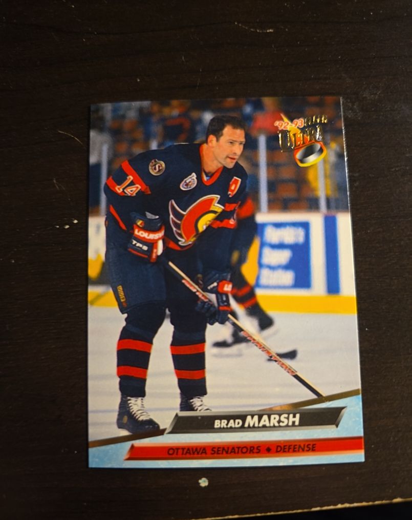 1992-93 Fleer Ultra #364 Brad Marsh — front