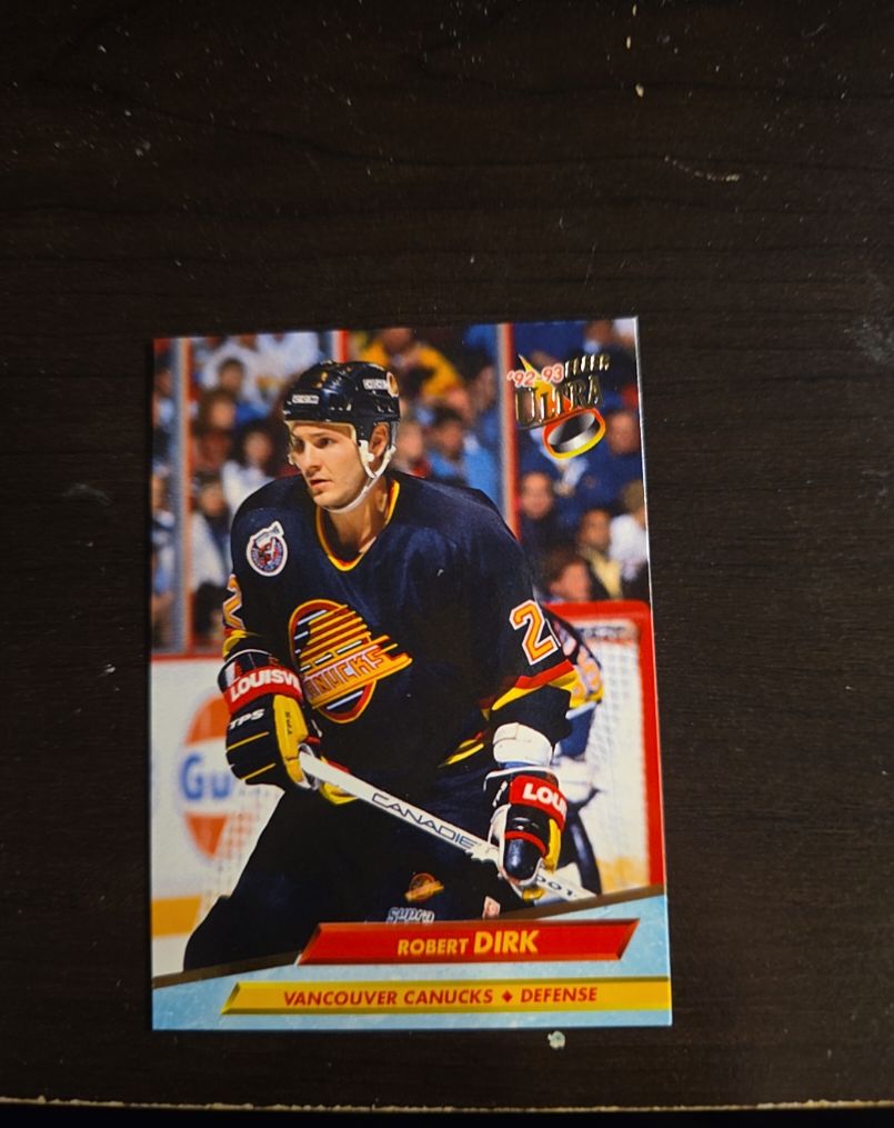 1992-93 Fleer Ultra #92 Robert Dirk — front