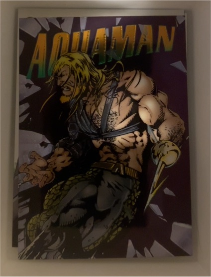1995 SkyBox DC Legends Power Chrome Hard Hitters #H-16 Aquaman — front