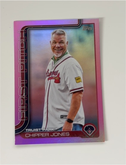 2025 Topps Series 1 #FP-7 Chipper Jones — front