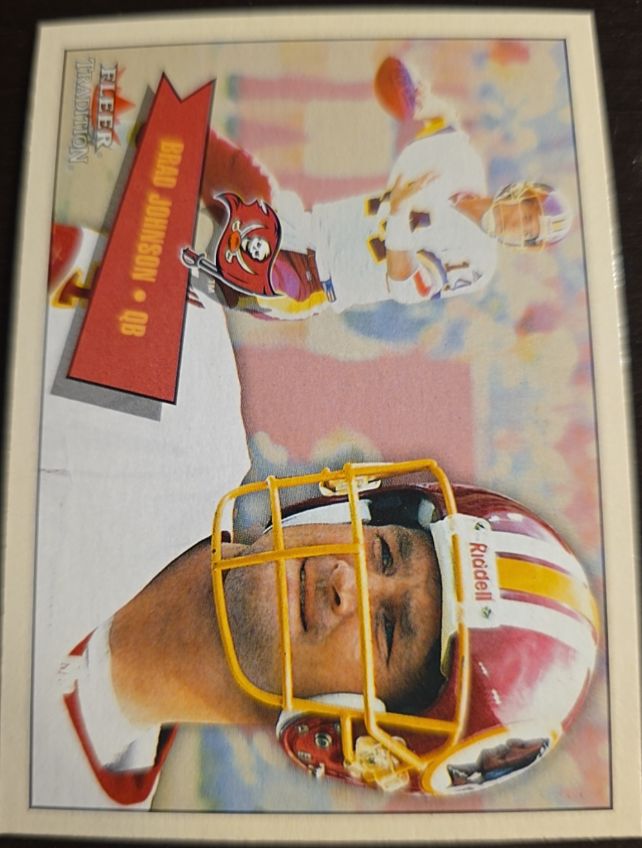 2001 Fleer Tradition #140 Brad Johnson — front