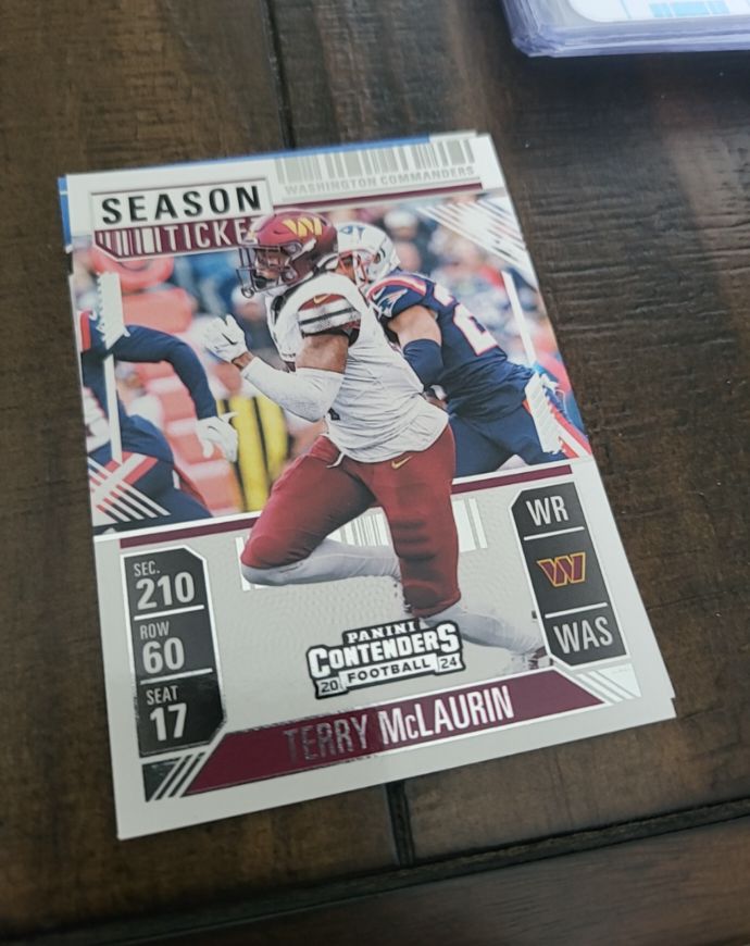 2024 Panini Contenders Season Ticket #99 Terry McLaurin — front