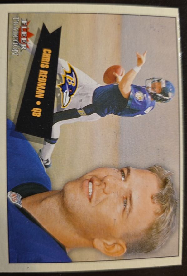 2001 Fleer Tradition #297 Chris Redman Baltimore Ravens — front