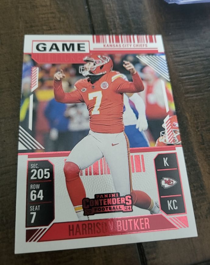 2024 Panini Contenders Football #49 Harrison Butker — front