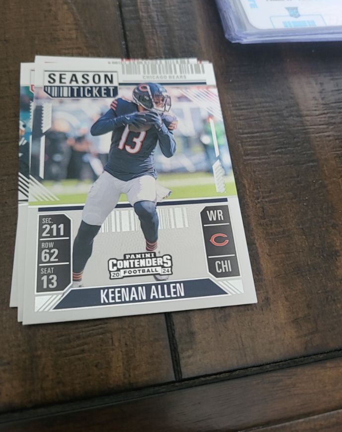 2024 Panini Contenders Season Ticket #17 Keenan Allen — front