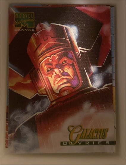 1995 Marvel Masterpieces Canvas #6 Galactus — front
